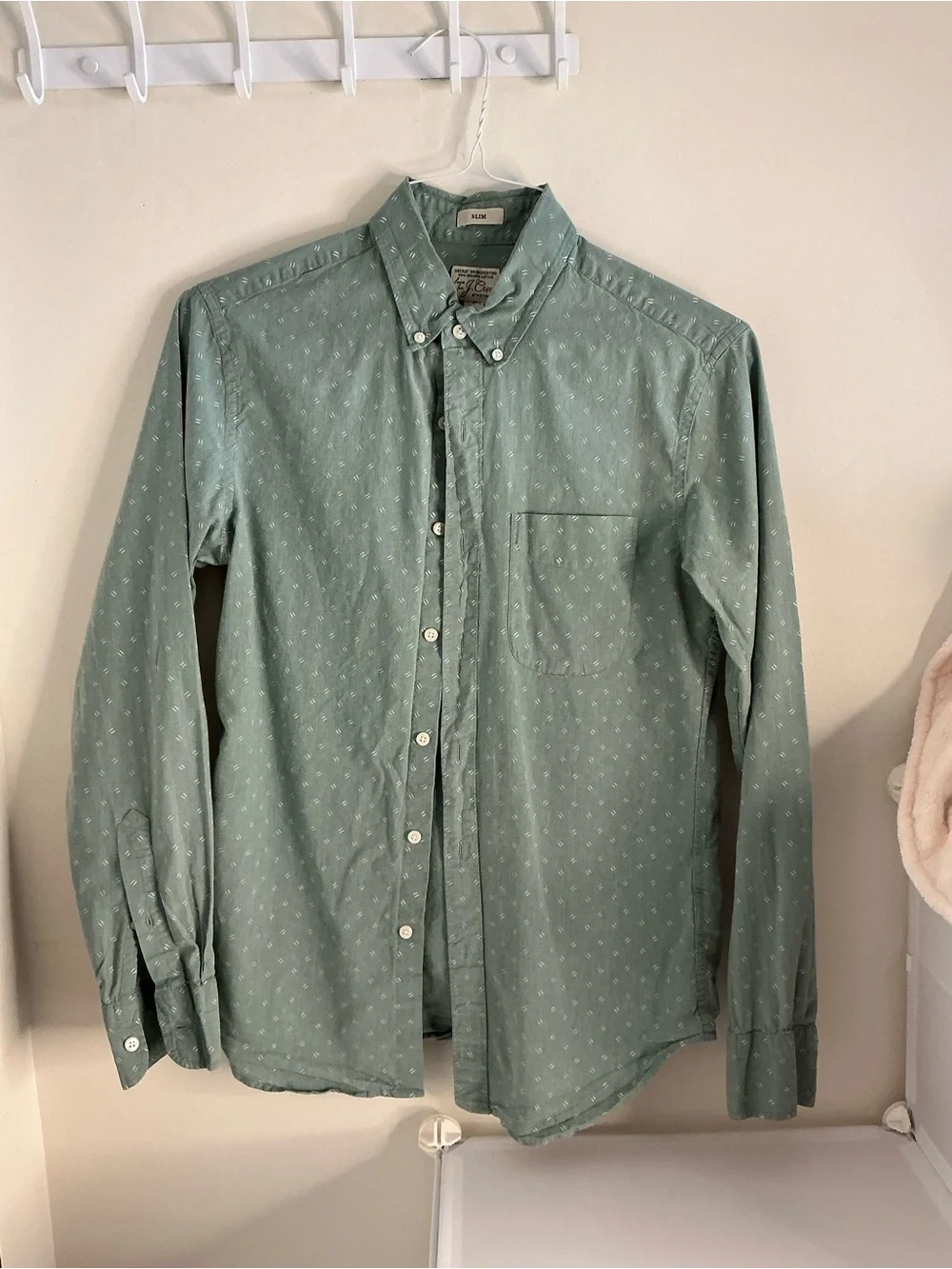 J. Crew lightweight button